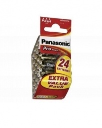 Alkalické baterie Pro Power 4BP AAA 1,5V Panasonic (LR03PPG-24sk)