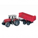 Massey Ferguson 7480 + vlečka (02045)