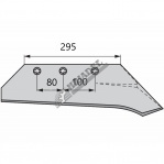 Pluhové ostrie KMF WY 25 pravé (00212110)