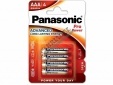 Alkalické baterie Pro Power 4BP AAA 1,5V Panasonic (LR03PPG)