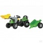 Šľapací traktor s čelným nakladačom a prívesom, Deutz Fahr, od 2,5 roka (R02319)