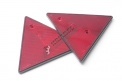 Odrazové sklíčko červené- trojuholník (20106004)