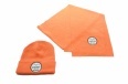 Čiapka a šál oranžové