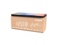 Stolný budík Fendt – LED displej a bezdrôtové nabíjanie