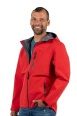 Nepremokavá funkčná bunda, červená, muž XL