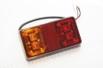 Zadné svetlo LED 12-24V s 3 funkciami 150 x 80 mm