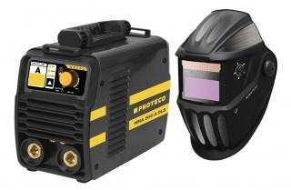 Zvárací invertor Proteco 200A s kuklou P700E
