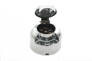 7 pólový kovový konektor samica