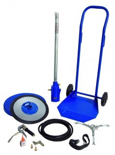 Pneumatický mazací systém na 50kg sud