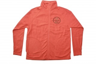 Oranžová flisová mikina