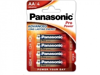 Alkalické baterie Pro Power 4BP AA 1,5V Panasonic