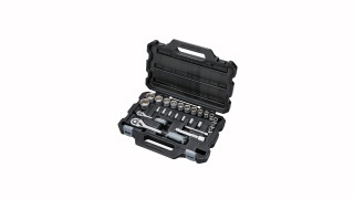 Sada nástrčných kľúčov HeavyGrip, 1/4 BLACK EDITION