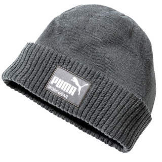 PUMA Workwear pletená čiapka CHAMP šedá