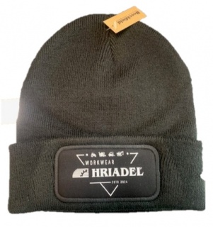 Čierna pletená čiapka HRIADEĽ