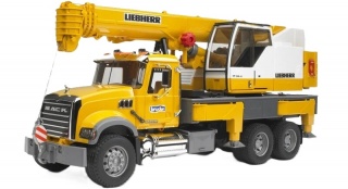 MACK Granite so žeriavom Liebherr