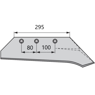 Pluhové ostrie KMF WY 25 pravé