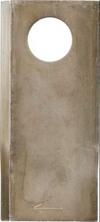 Nôž na rotačnú kosačku P 108 x 49 x 4 mm Ø otvoru 21 mm vhodné pre Pöttinger