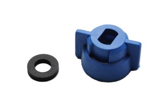 Bajonetový uzáver trysky s tesnením, SW10, čierny