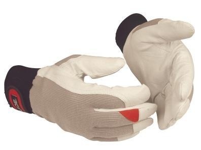 Pracovné rukavice koža, suchý zips veľ. 10