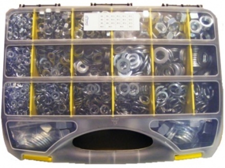 ISTER Sada matíc a podložiek 2155ks v plastovom boxe