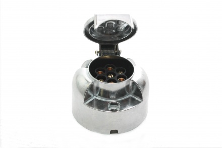 7 pólový kovový konektor samica