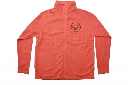 Oranžová flisová mikina