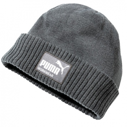 PUMA Workwear pletená čiapka CHAMP šedá