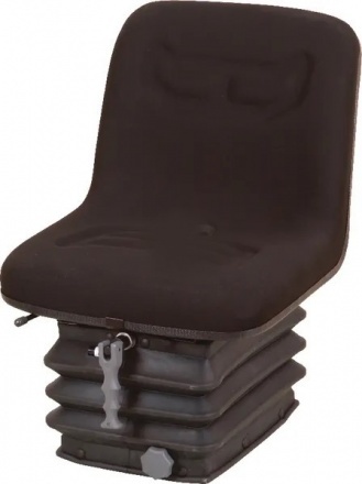 Sedadlo s látkovým poťahom mechanicky odpružené