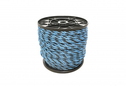 Elekrické lanko 200m čierno/biele