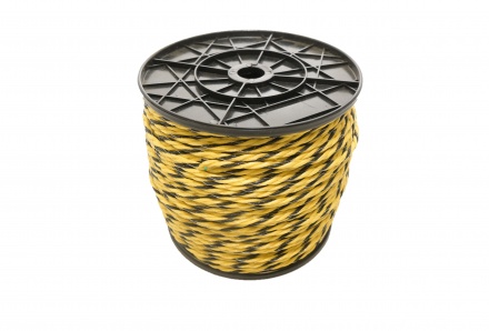 Elekrické lanko 200m čierno/žlté