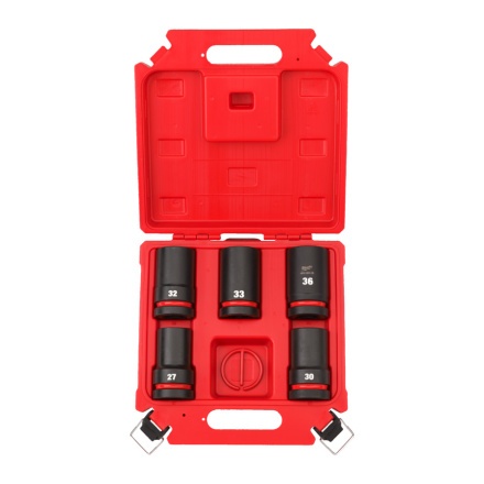 Sada rázových kľúčov Milwaukee 1 Deep (5 ks)