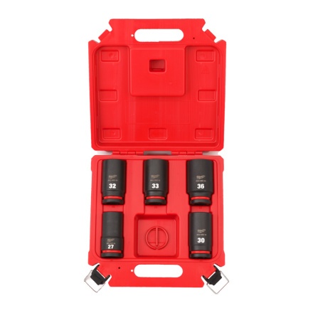 Sada rázových kľúčov Milwaukee 3/4 Deep (5 ks)